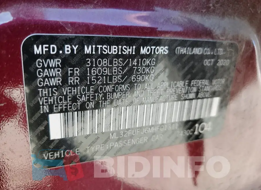 ML32FUFJ6MHF01311 Photo# 13
