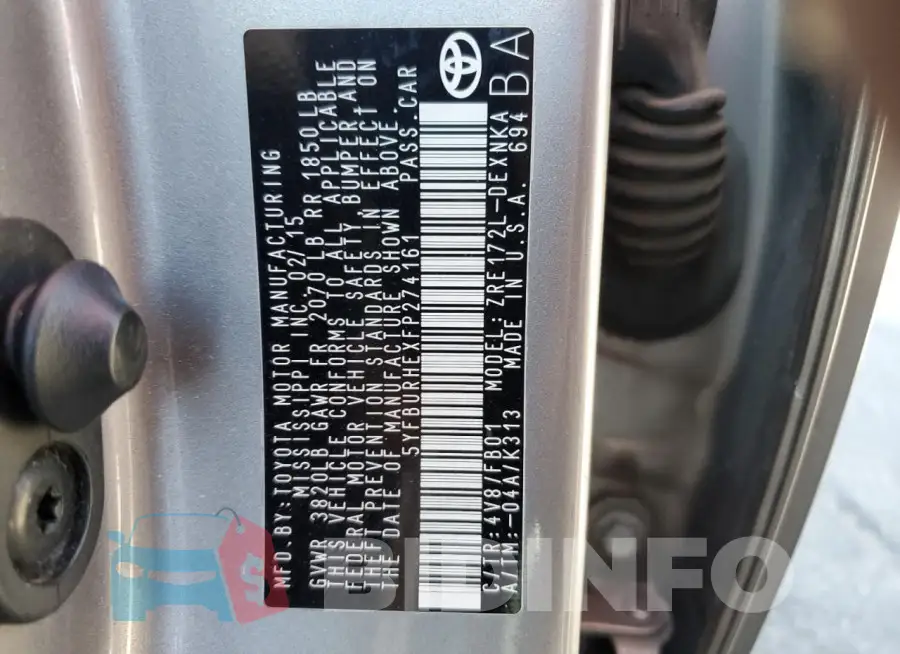 5YFBURHEXFP274161 Photo# 12