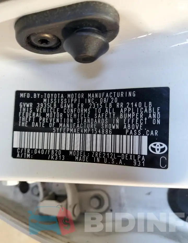 5YFEPMAE4MP154886 Photo# 12