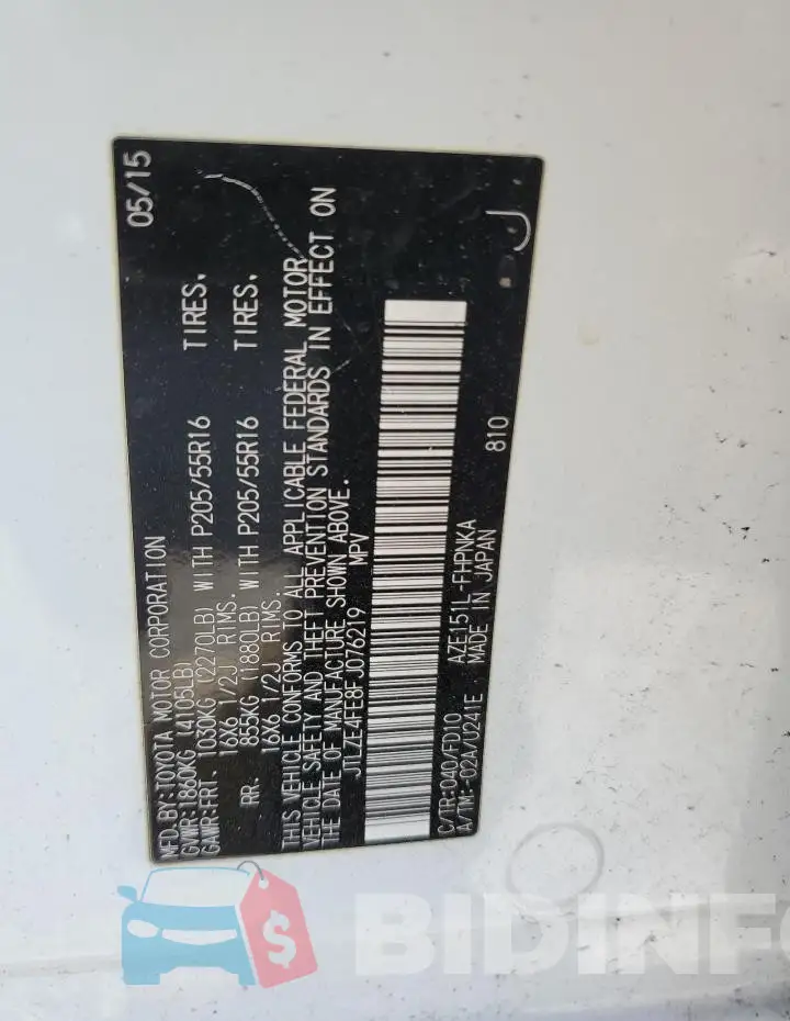 JTLZE4FE8FJ076219 Photo# 13
