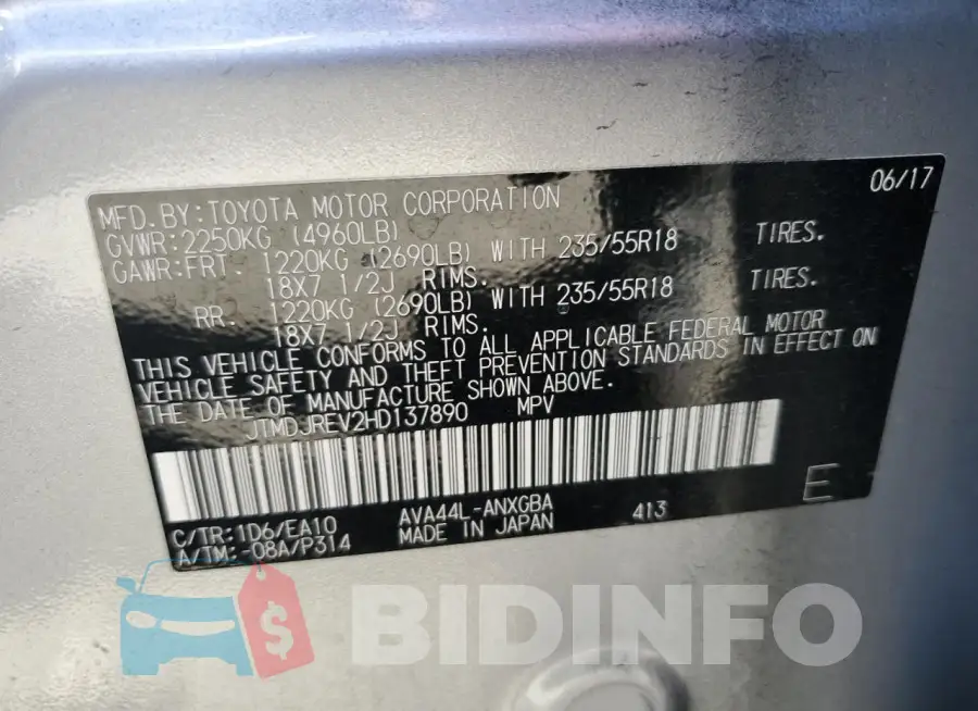 JTMDJREV2HD137890 Photo# 12