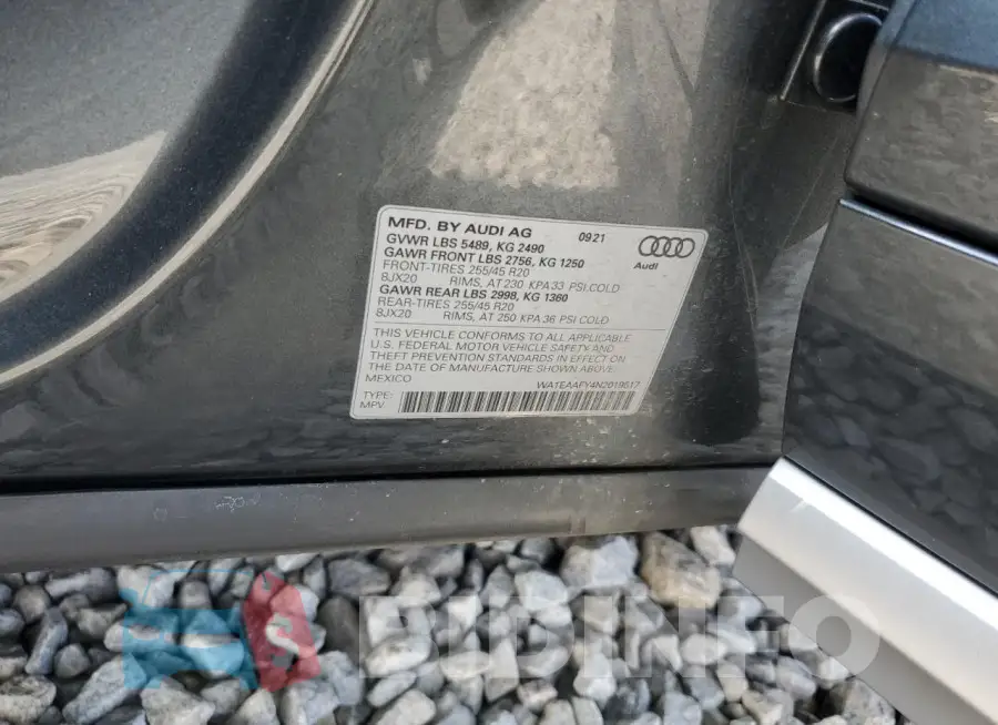 WA1EAAFY4N2019517 Photo# 12