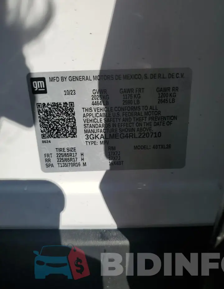3GKALMEG4RL220710 Photo# 13