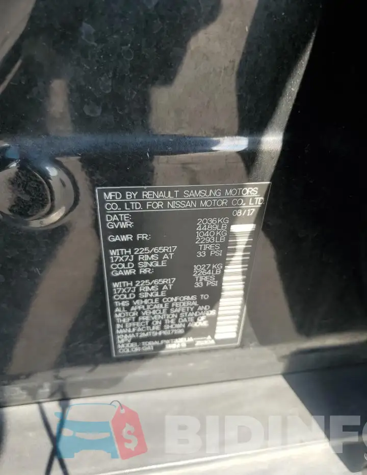 KNMAT2MT5HP617196 Photo# 13