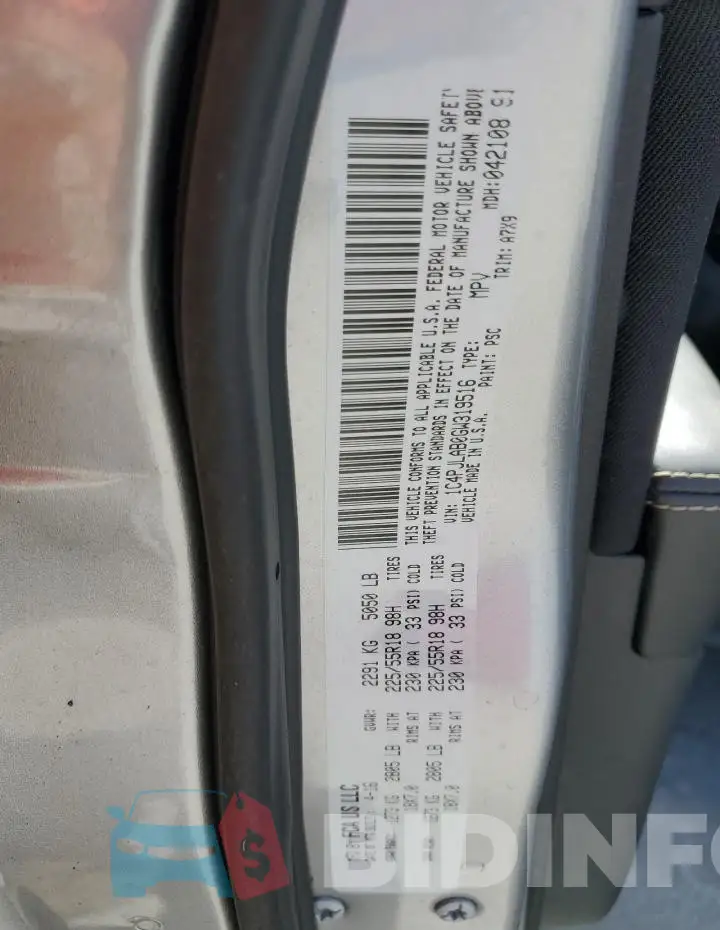 1C4PJLAB0GW319516 Photo# 14