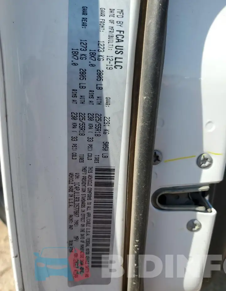 1C4PJLLB3LD577807 Photo# 13