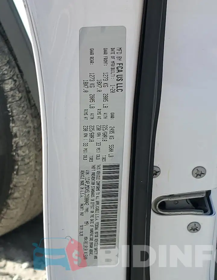 1C4PJMDX5LD590042 Photo# 13