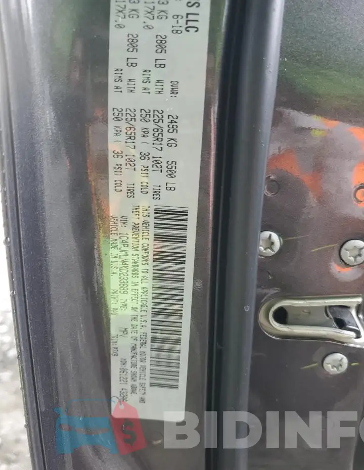 1C4PJMLN4KD233689 Photo# 13