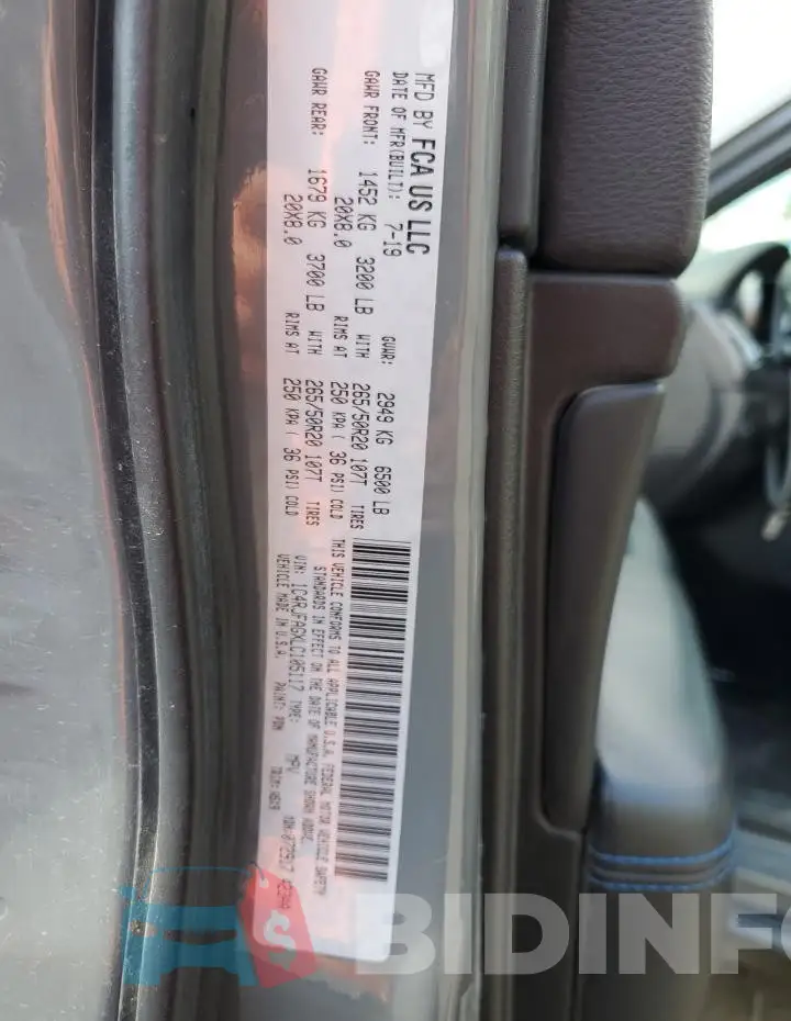 1C4RJFAGXLC105117 Photo# 13