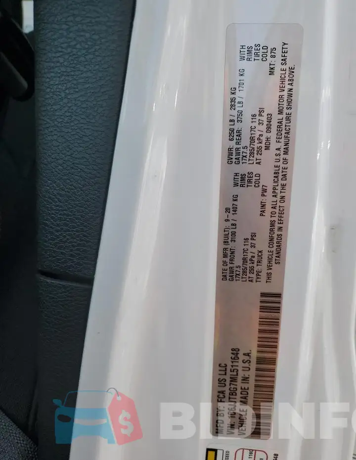 1C6JJTBG7ML511648 Photo# 13