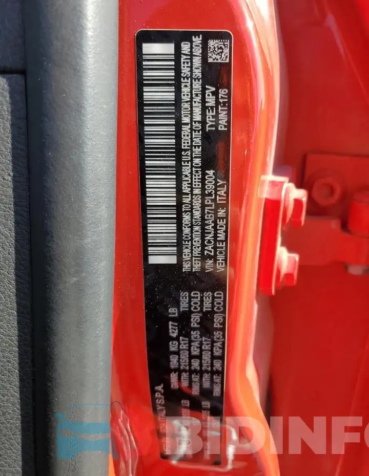 ZACNJAAB7LPL39004 Photo# 12