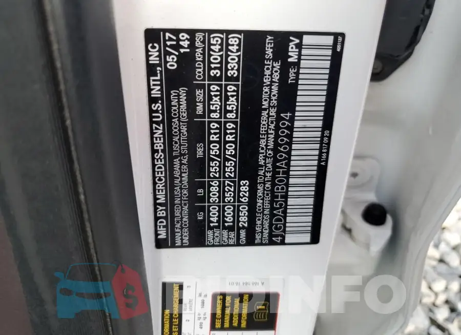 4JGDA5HB0HA969994 Photo# 13
