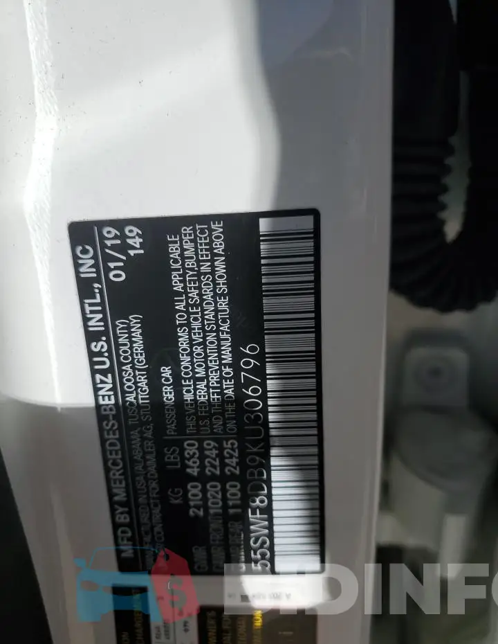 55SWF8DB9KU306796 Photo# 12