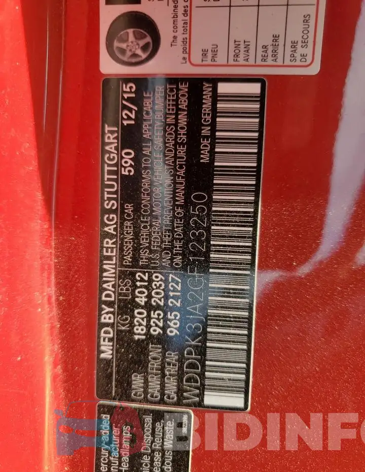 WDDPK3JA2GF123250 Photo# 13