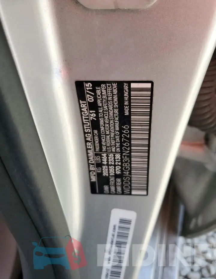WDDSJ4GB3FN267266 Photo# 12