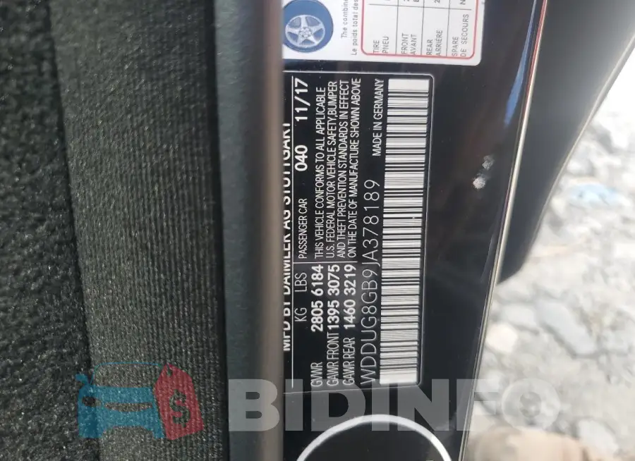 WDDUG8GB9JA378189 Photo# 13