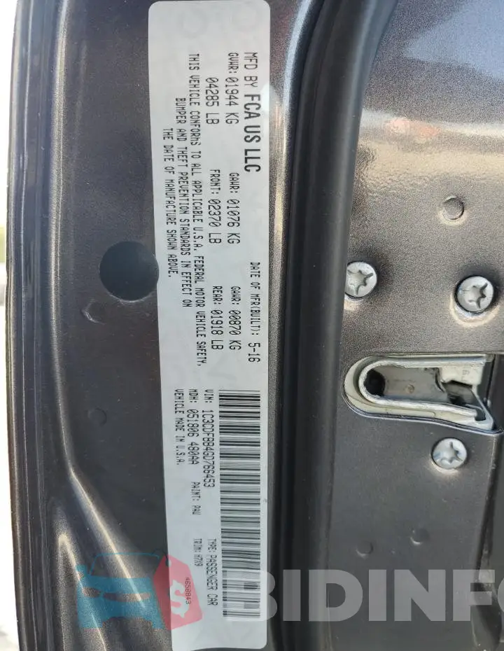 1C3CDFBB4GD766453 Photo# 12