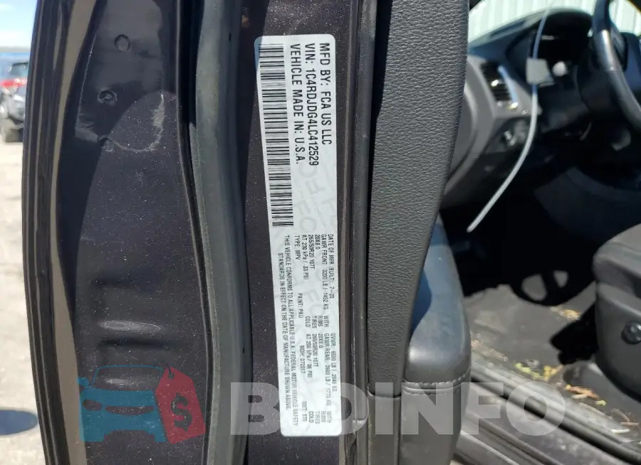 1C4RDJDG4LC412529 Photo# 14