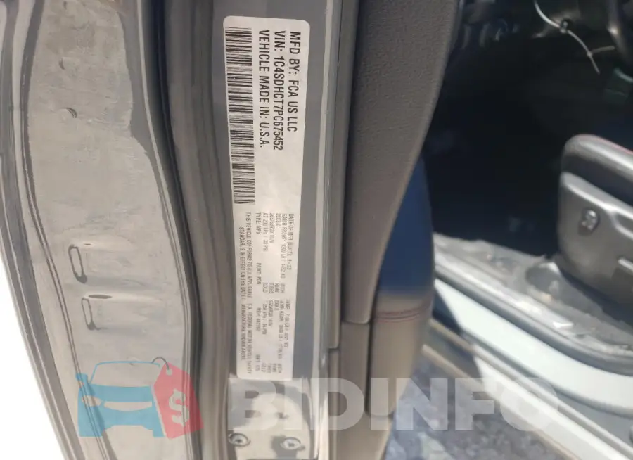 1C4SDHCT7PC675452 Photo# 14