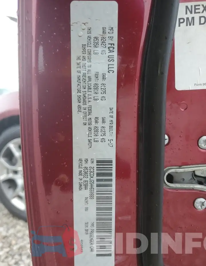2C3CDXJG5HH660889 Photo# 12