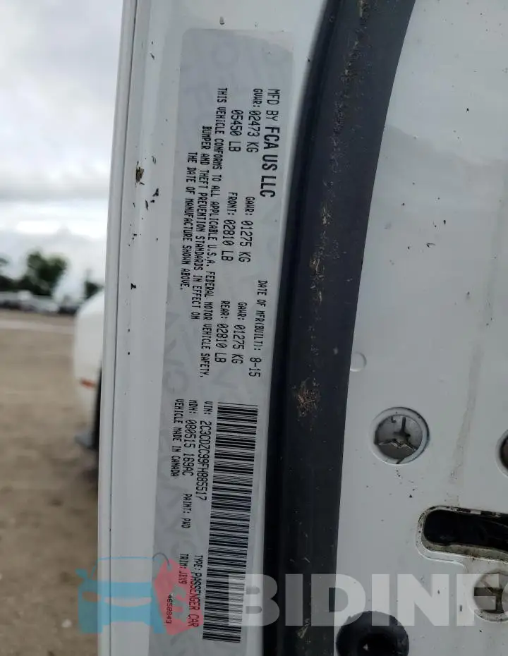 2C3CDZC99FH885517 Photo# 13