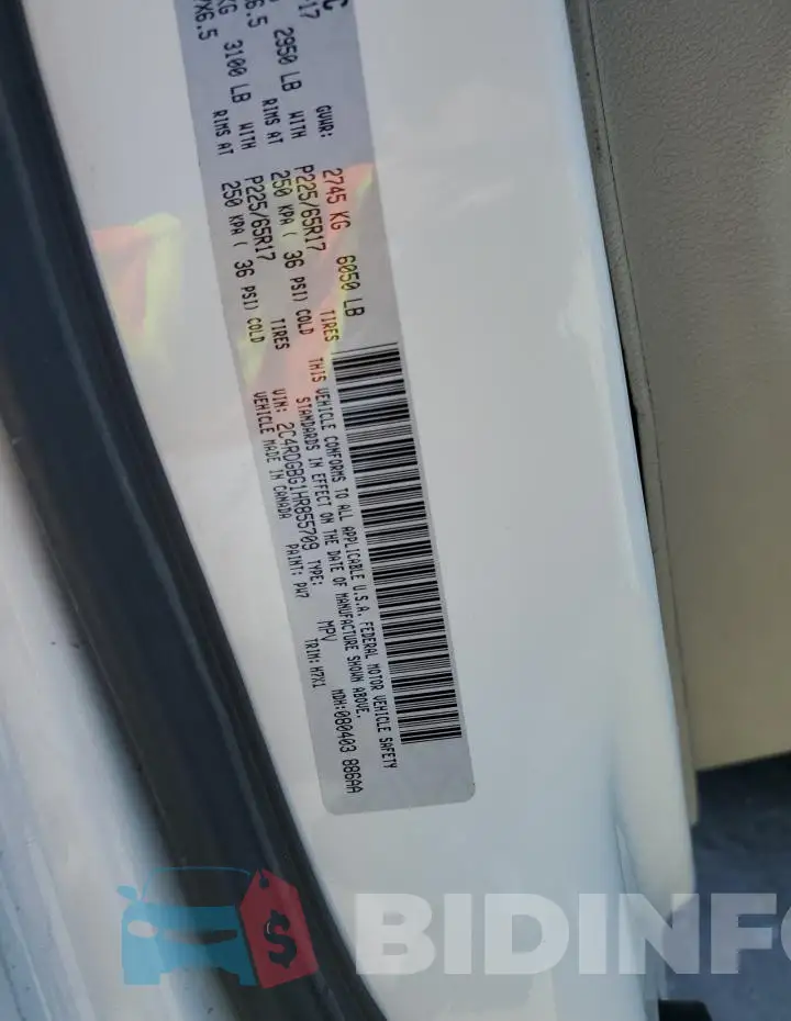 2C4RDGBG1HR855709 Photo# 14