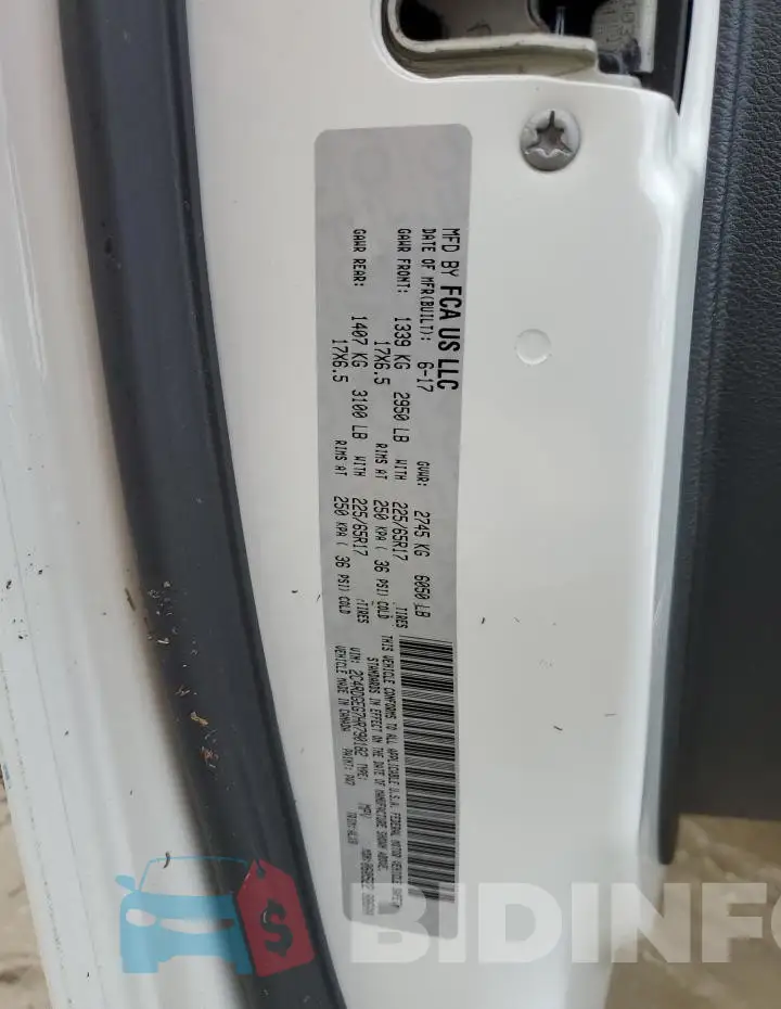 2C4RDGEG7HR790182 Photo# 14