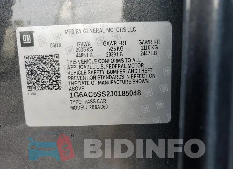 1G6AC5SS2J0185048 Photo# 13