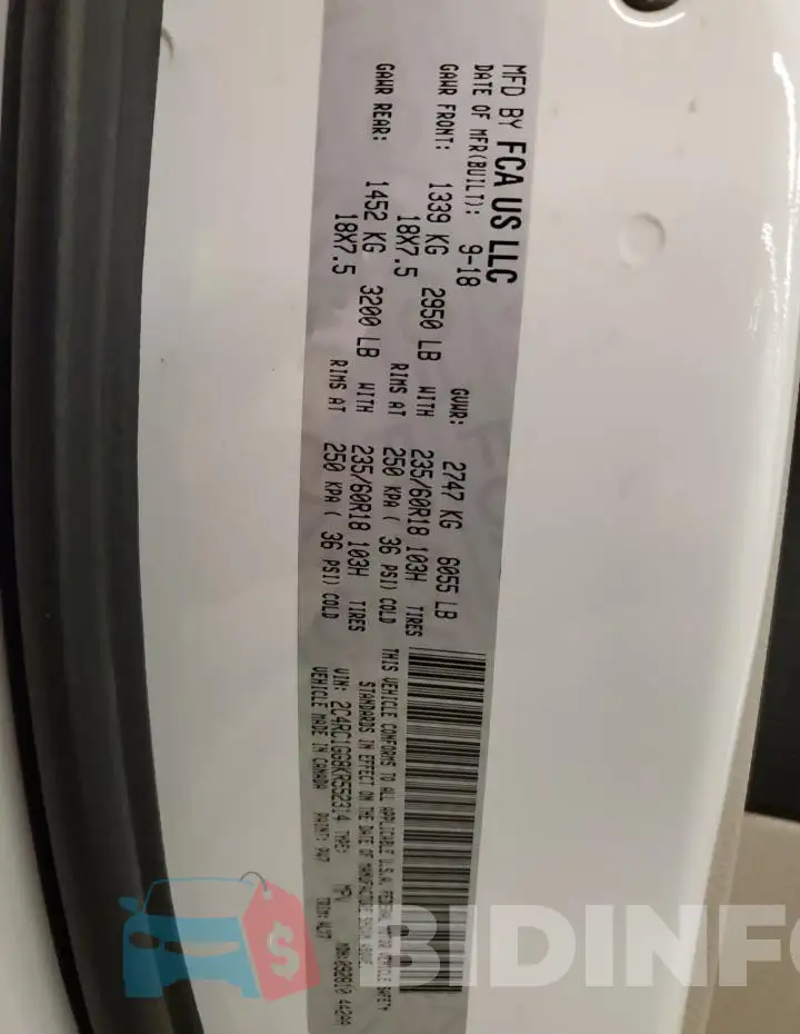 2C4RC1GG8KR552314 Photo# 14