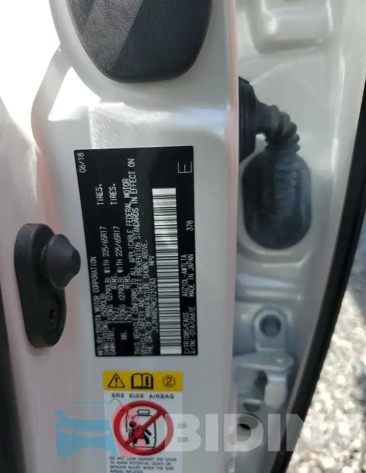 JTJYARBZ9K2121243 Photo# 14
