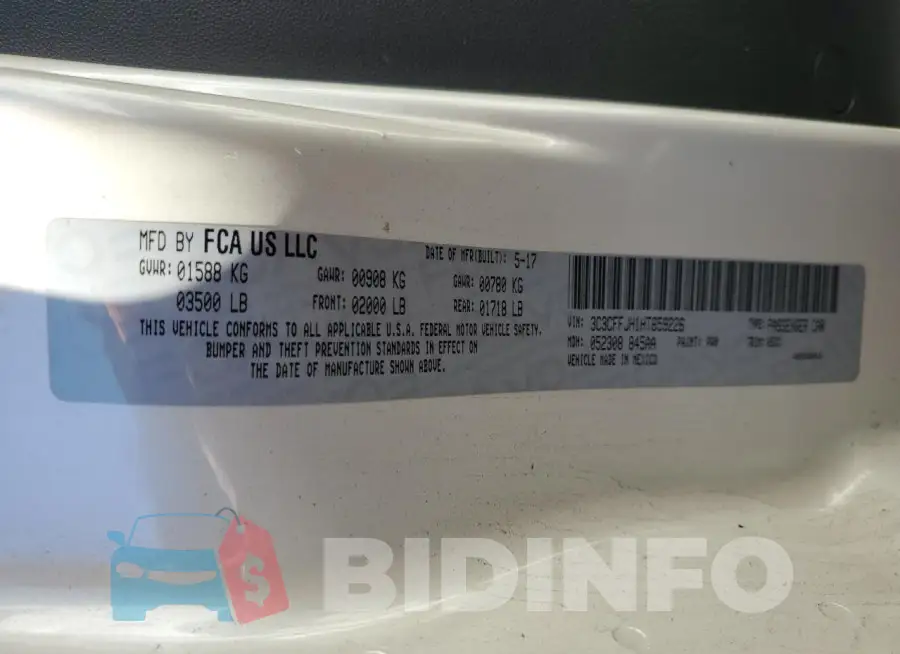 3C3CFFJH1HT659226 Photo# 12