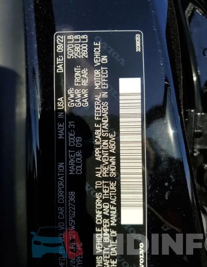 7JRL12TW5PG227368 Photo# 12