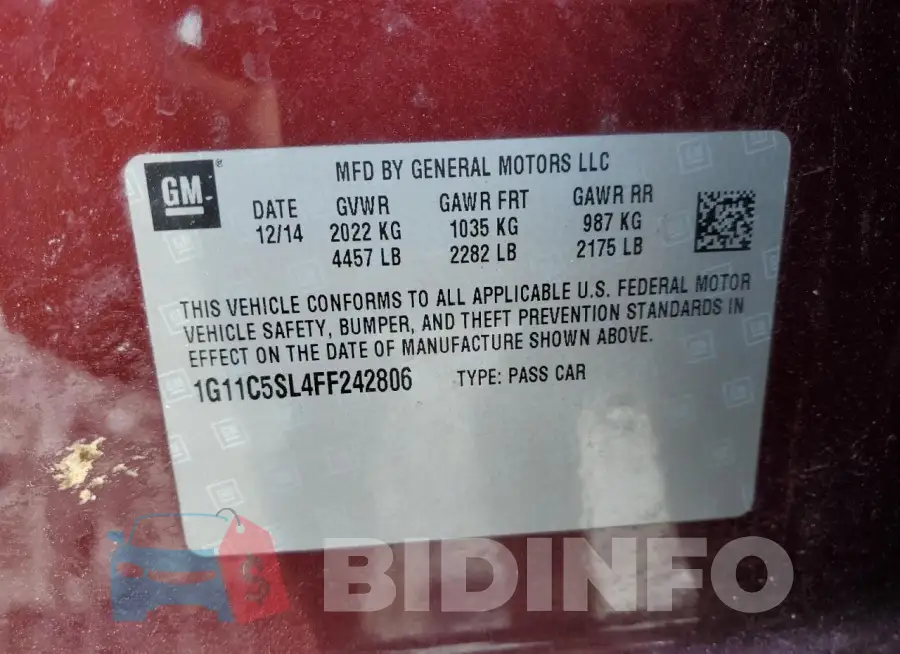 1G11C5SL4FF242806 Photo# 12