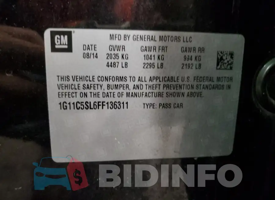 1G11C5SL6FF136311 Photo# 12