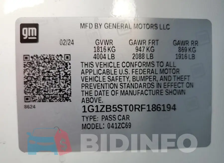 1G1ZB5ST0RF186194 Photo# 12