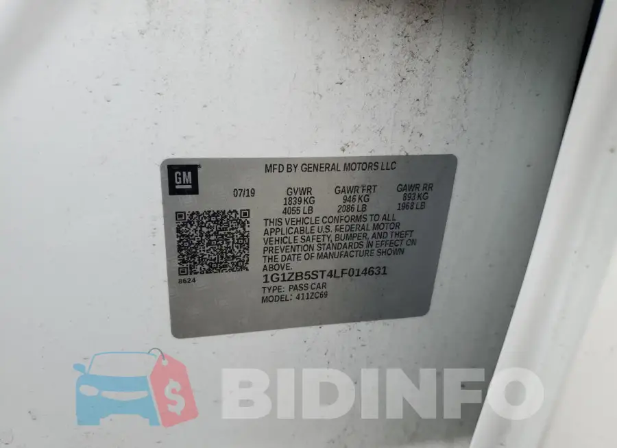 1G1ZB5ST4LF014631 Photo# 13