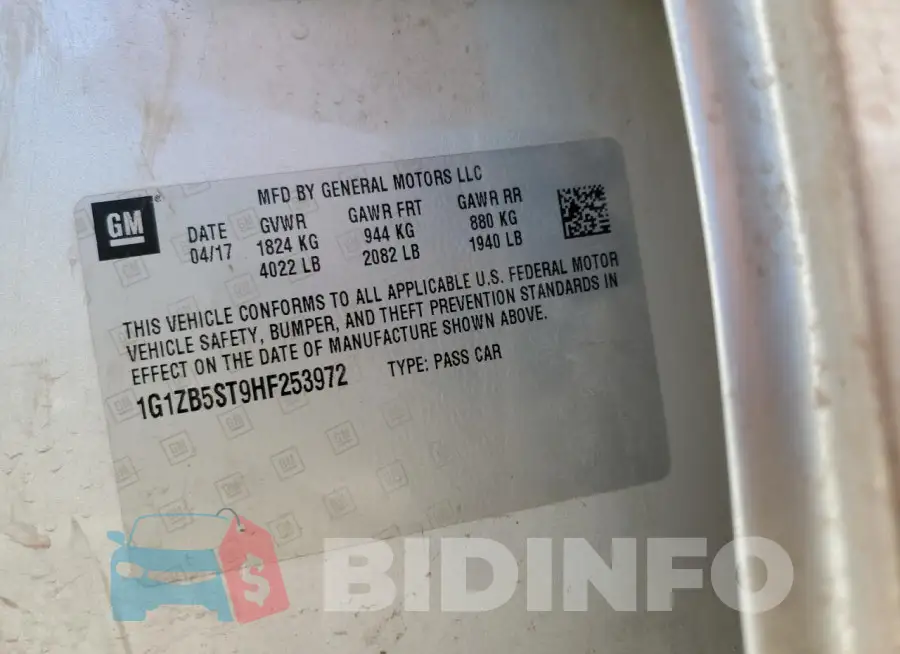 1G1ZB5ST9HF253972 Photo# 12