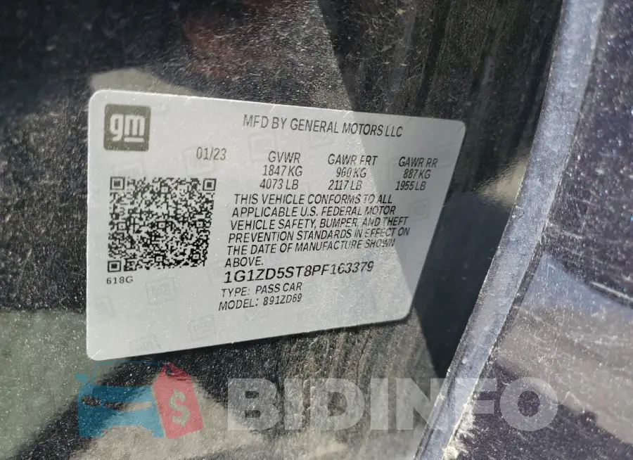 1G1ZD5ST8PF163379 Photo# 12