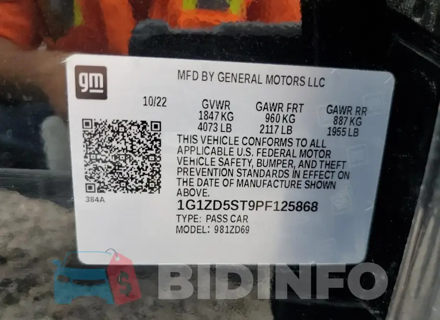 1G1ZD5ST9PF125868 Photo# 12