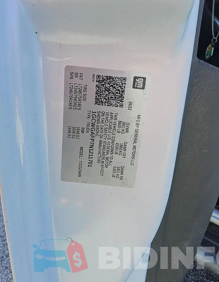 1GCWGAFP7N1211701 Photo# 13