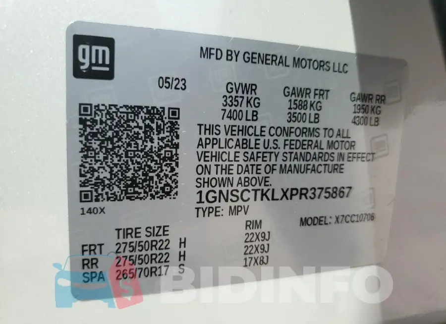 1GNSCTKLXPR375867 Photo# 13