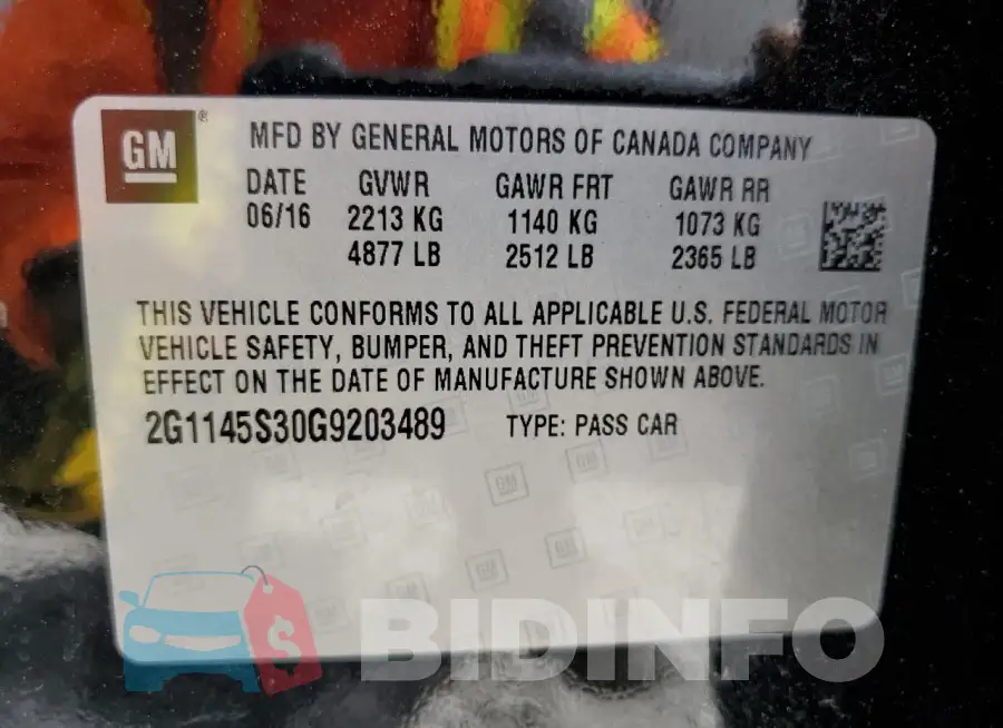 2G1145S30G9203489 Photo# 13