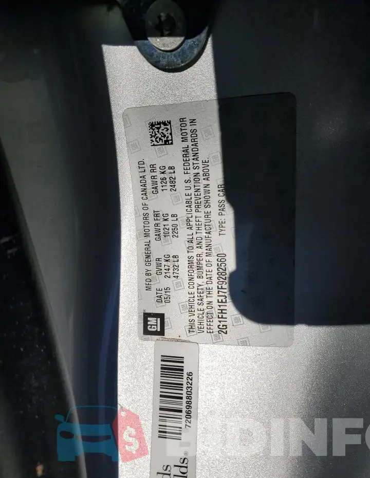 2G1FH1EJ7F9282560 Photo# 12