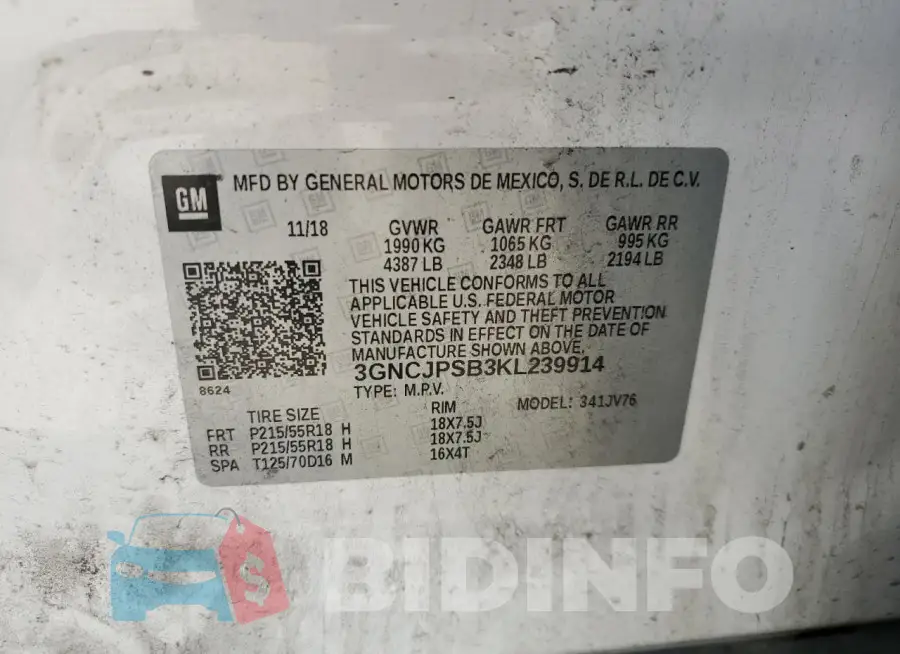 3GNCJPSB3KL239914 Photo# 13