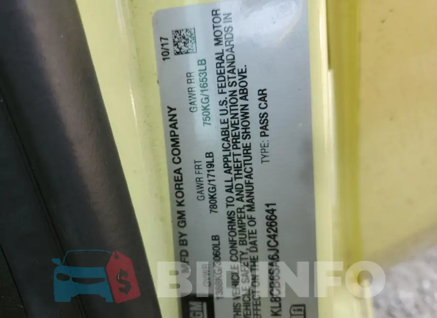 KL8CB6SA6JC426641 Photo# 13
