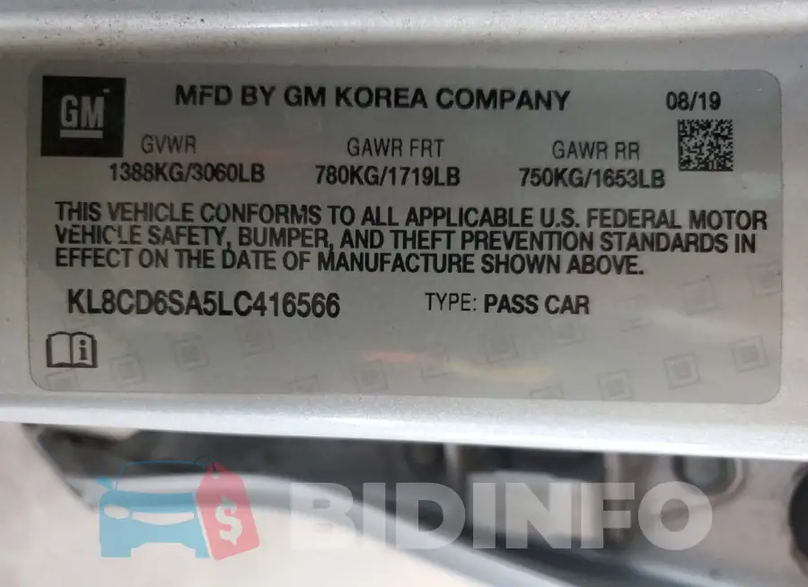 KL8CD6SA5LC416566 Photo# 12