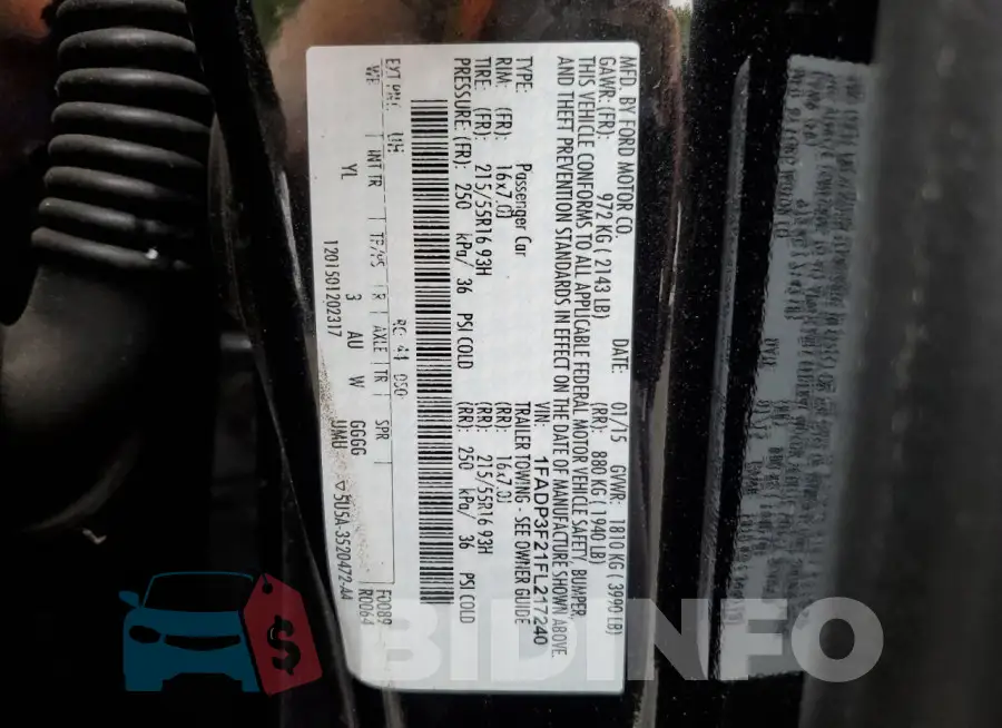 1FADP3F21FL217240 Photo# 12