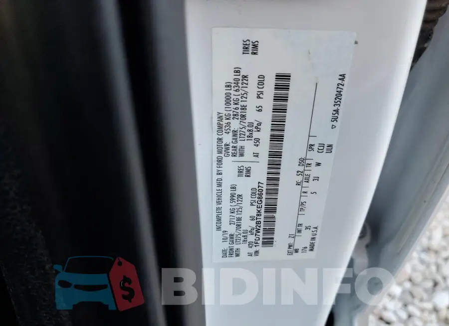 1FD7W2BT8KEG86077 Photo# 13
