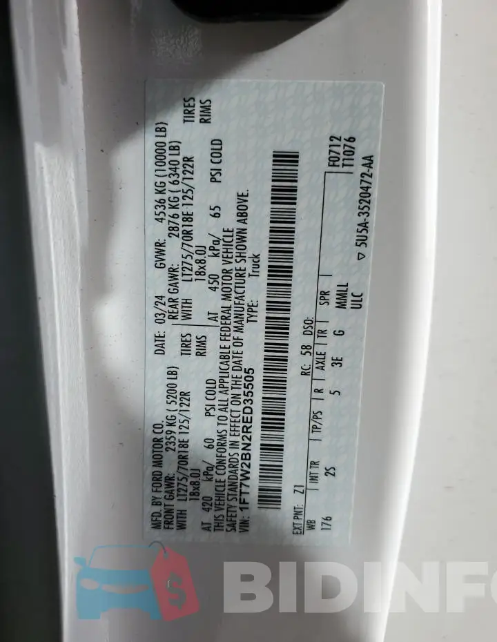 1FT7W2BN2RED35505 Photo# 13