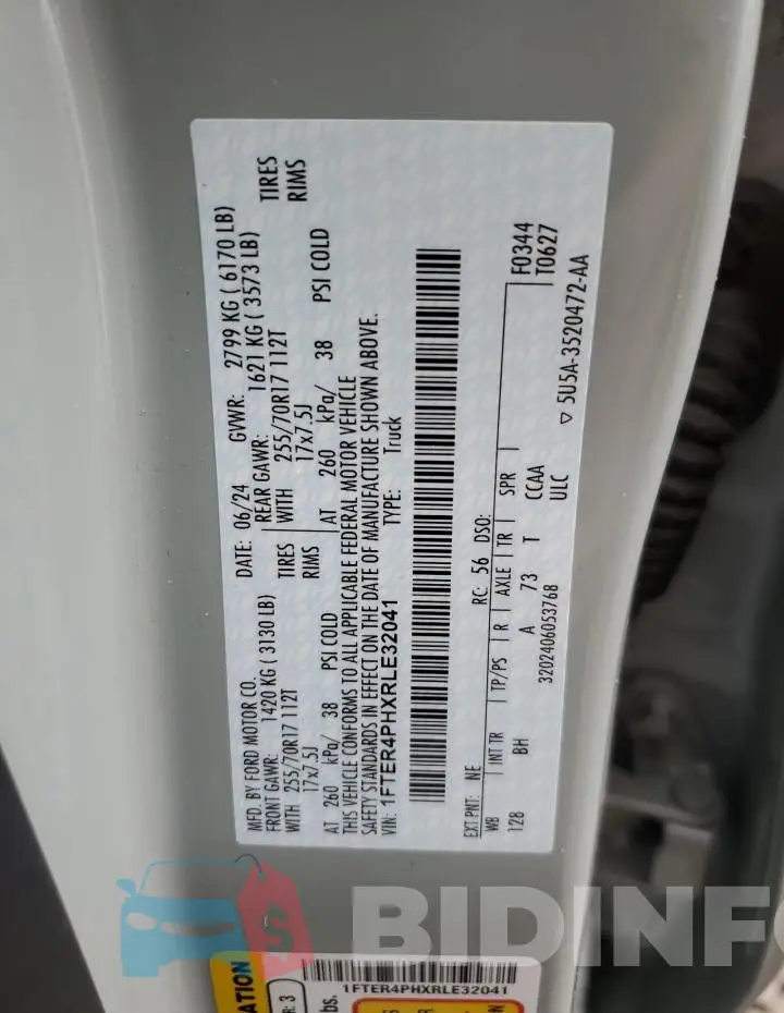1FTER4PHXRLE32041 Photo# 12